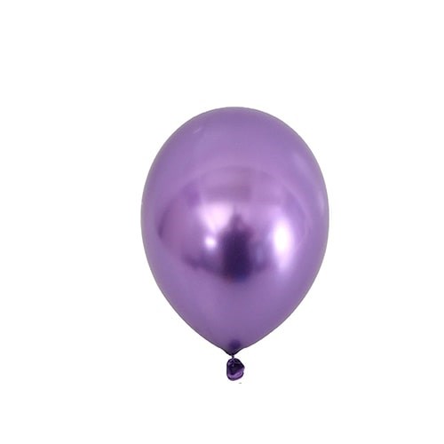 Minik Krom Balon Mor 20 Adet
