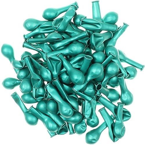 Minik Krom Balon Yeşil 20 Adet