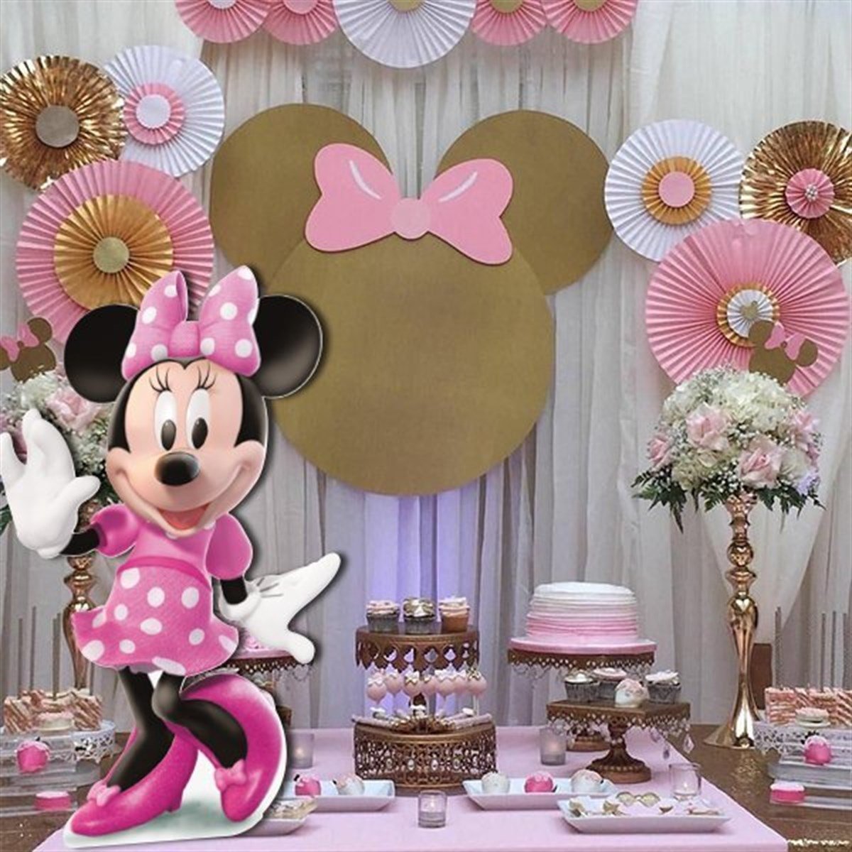 Minnie Mouse Masa Üstü Ayaklı Pano