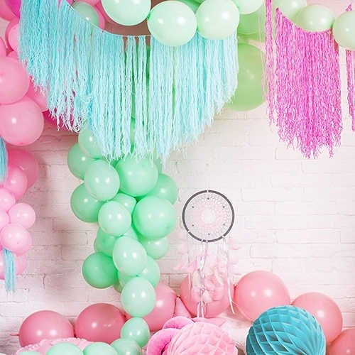 Mint Yeşil Pastel Balon 100 Adet