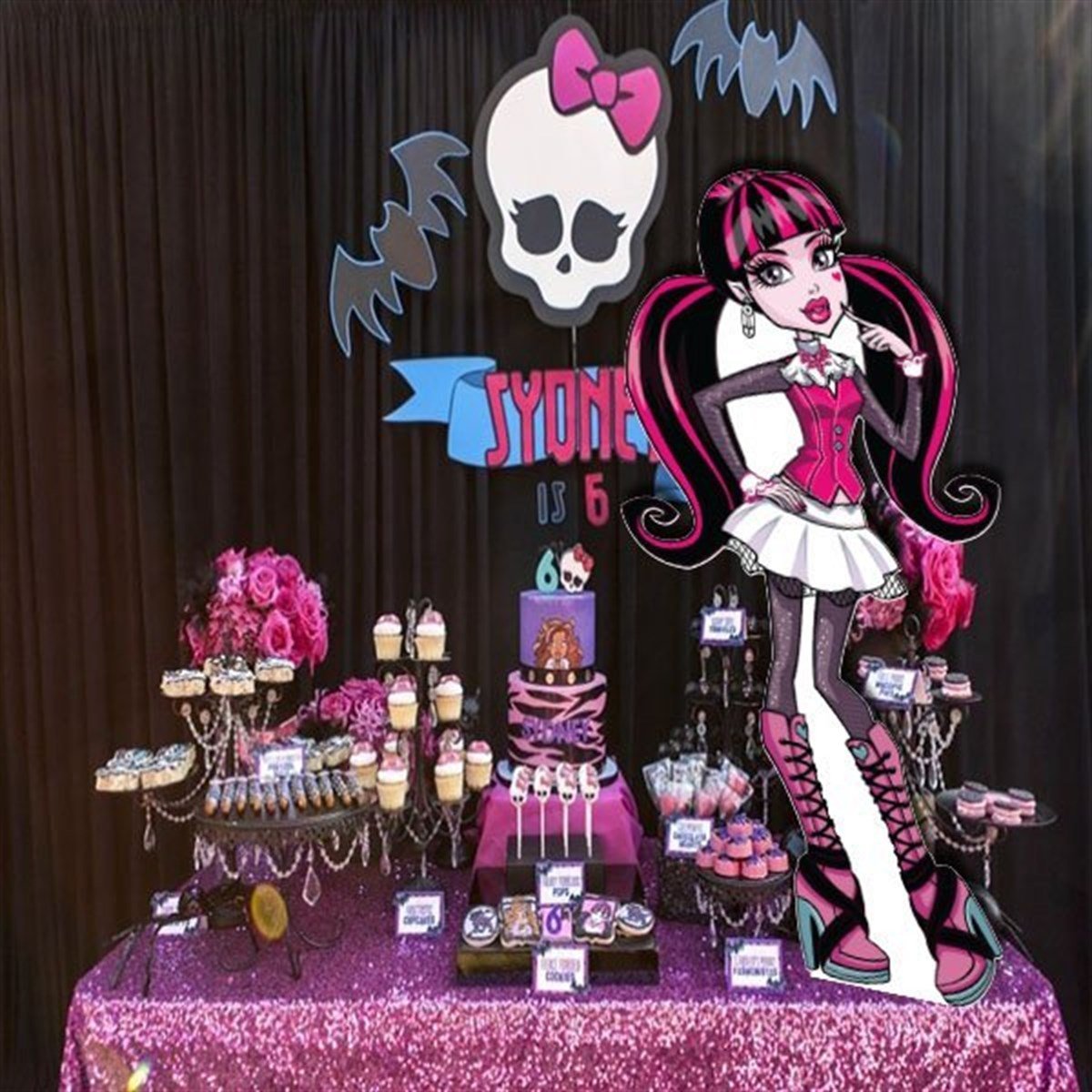 Monster High Dracula Masa Üstü Ayaklı Pano