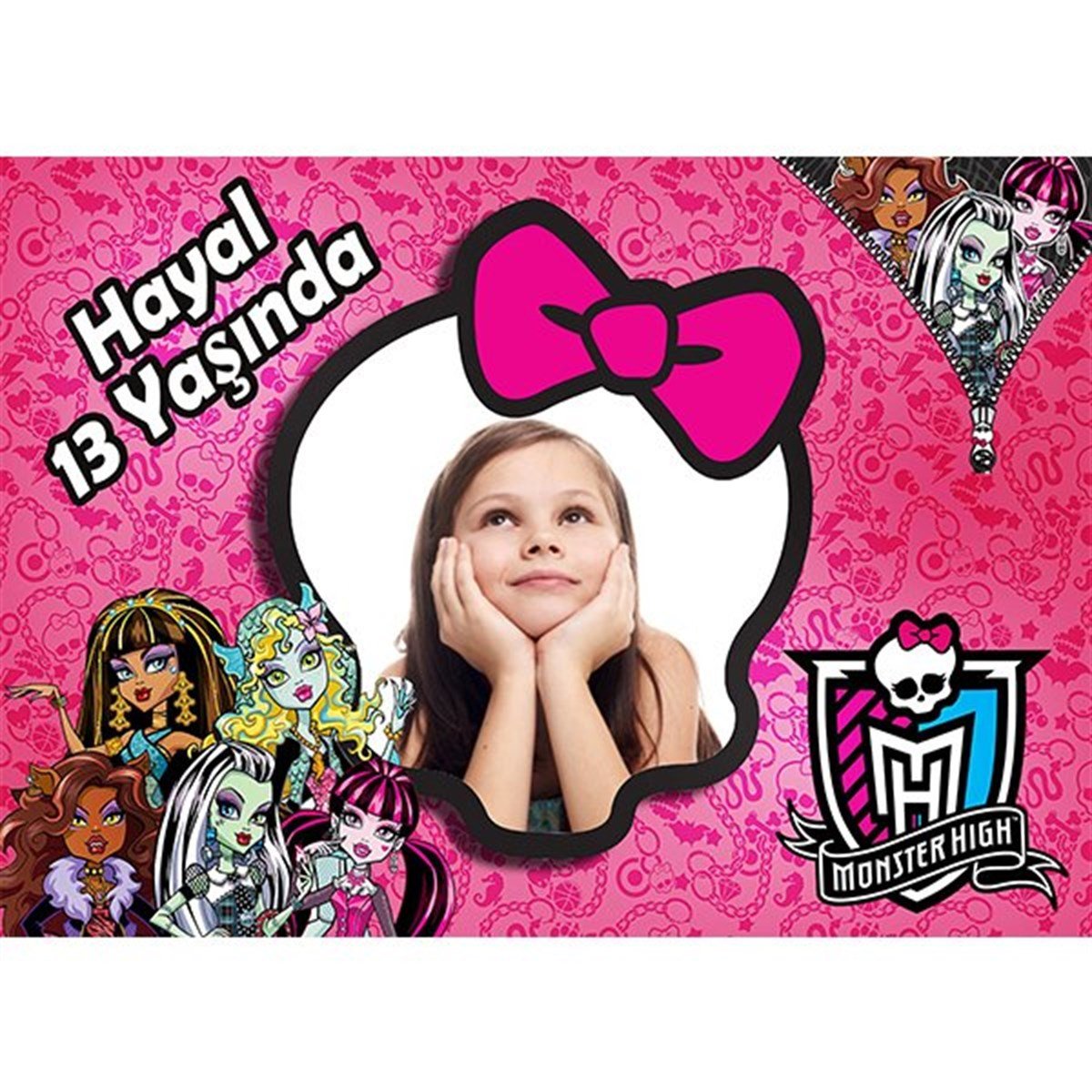 Monster High Kişiye Özel Doğum Günü Afişi