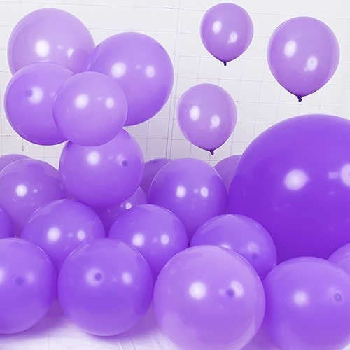 Mor Pastel Balon 100 Adet