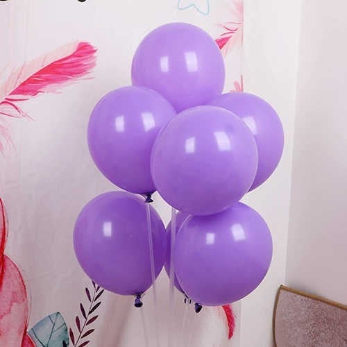 Mor Pastel Balon 100 Adet