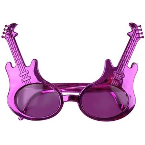Mor Renkli Gitar Parti Gözlüğü