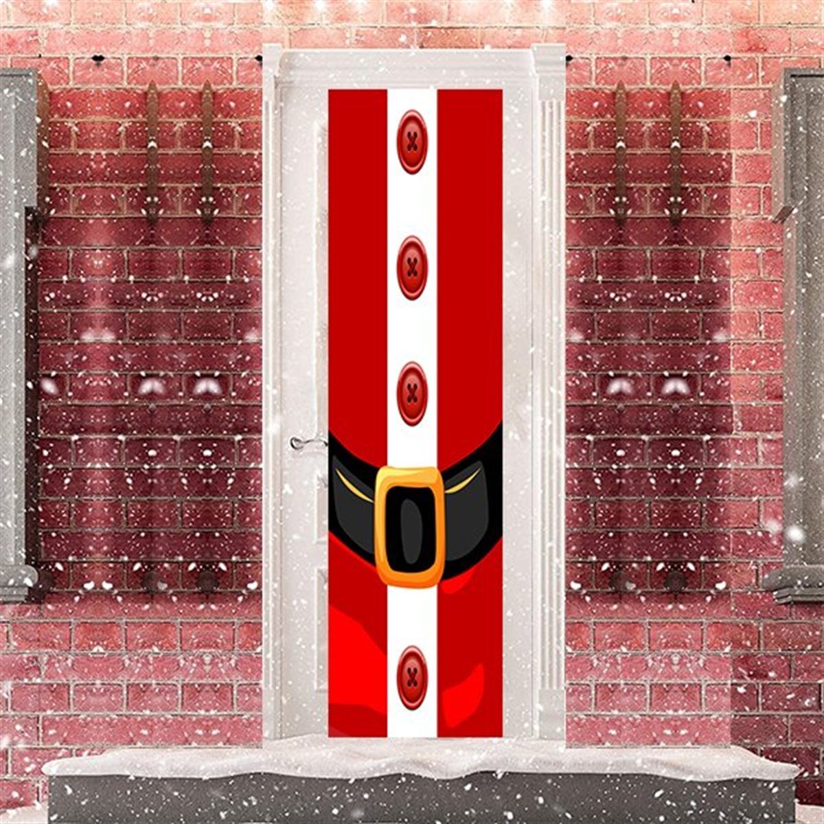 Noel Baba Kemeri Kapı Afişi