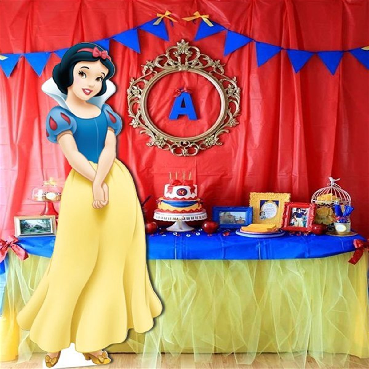 Pamuk Prenses Ayaklı Pano 42 x 95 Cm