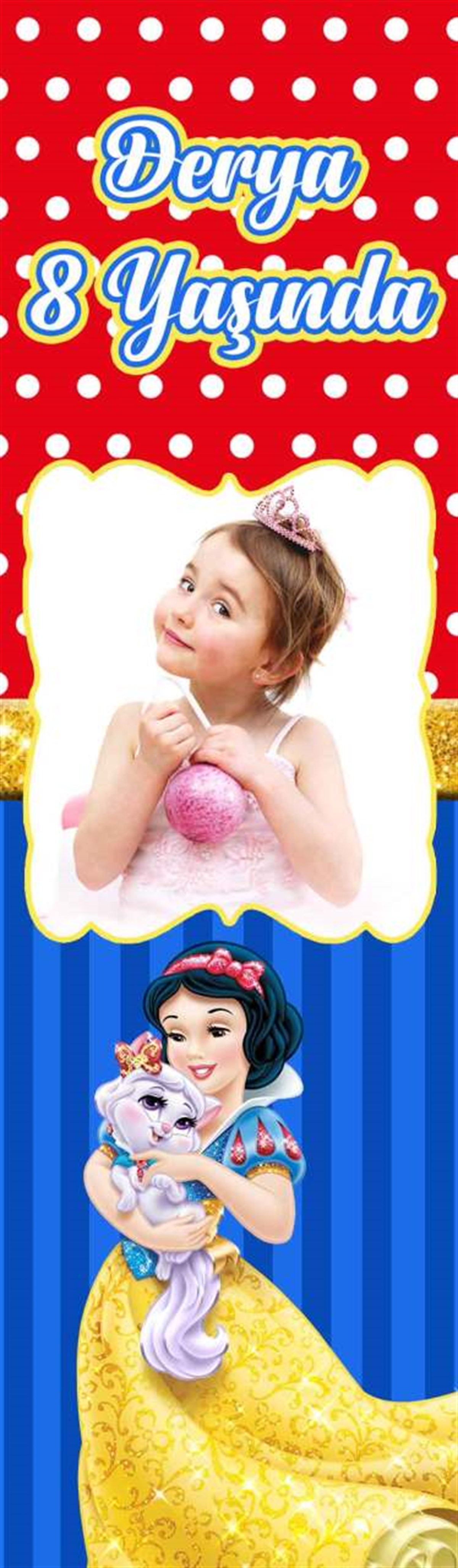 Pamuk Prenses Kişiye Özel Kitap Ayracı 10 Adet