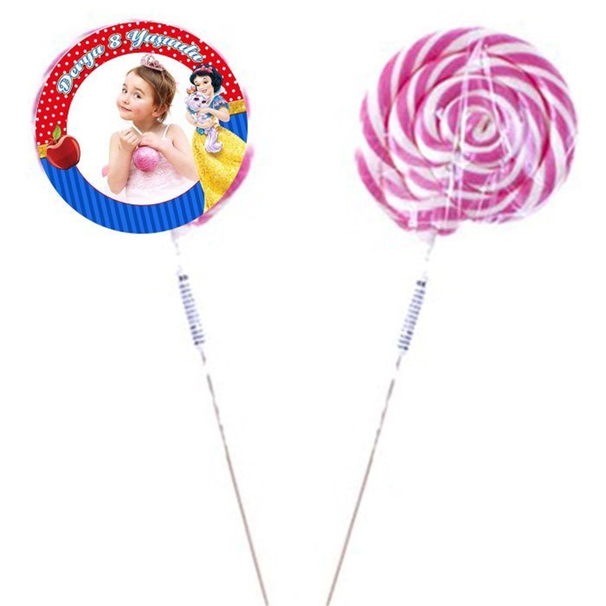 Pamuk Prenses Kişiye Sosyete Şekeri 10 Adet