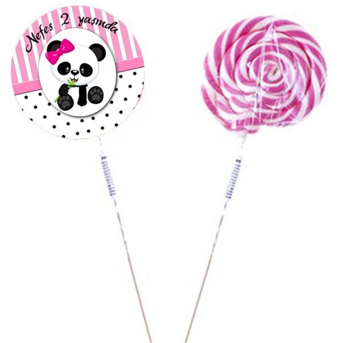 Panda Kişiye Özel Sosyete Şekeri 10 Adet