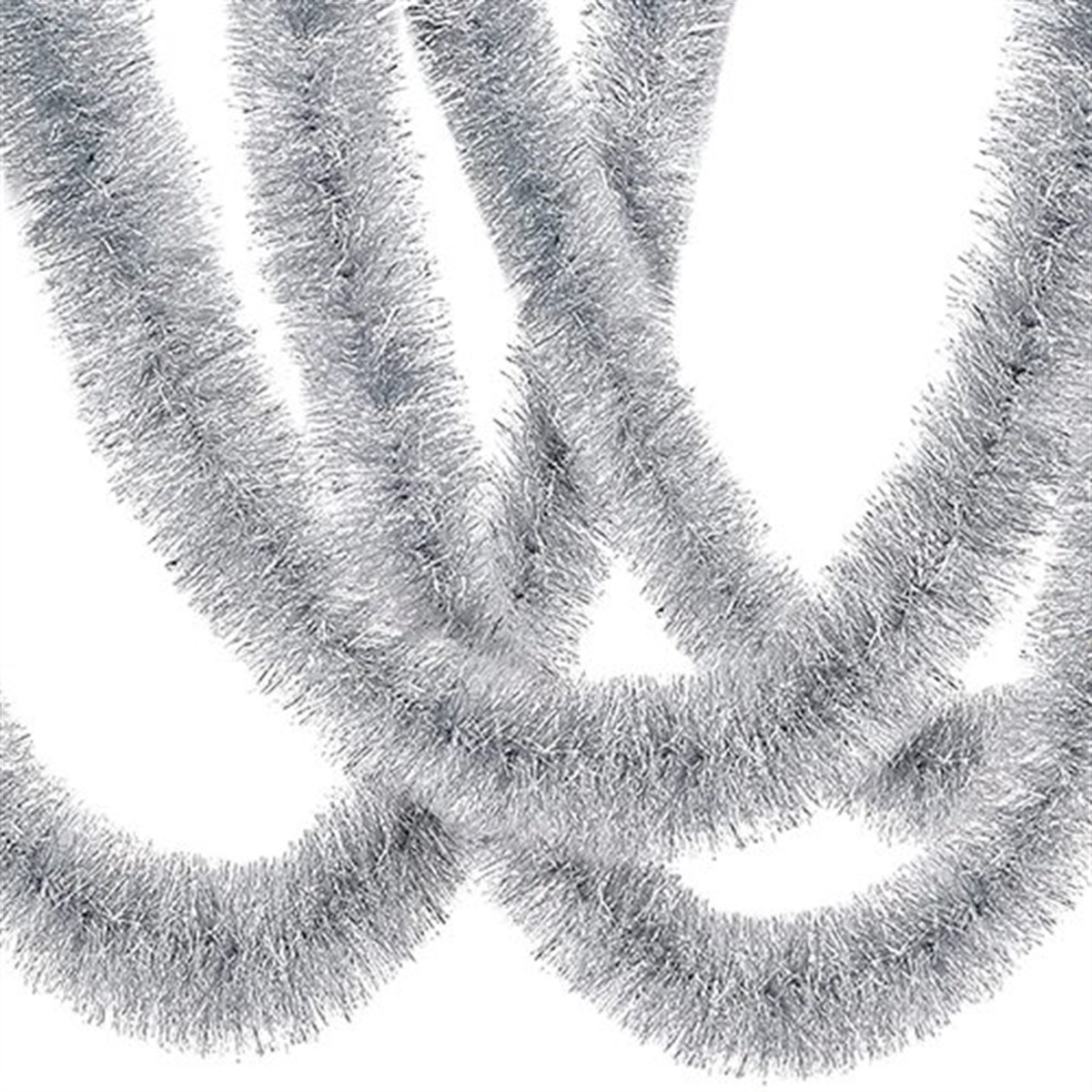 Parti Simi Gümüş Renk Fırfır Süs 2 Metre