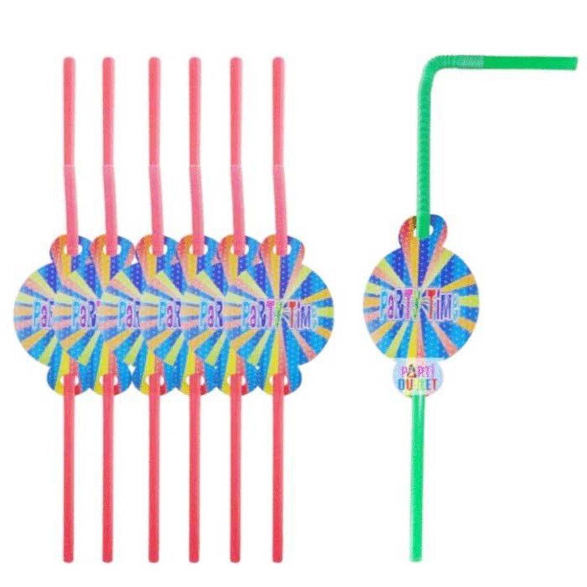 Party Time Pipet Mavi 10 Adet