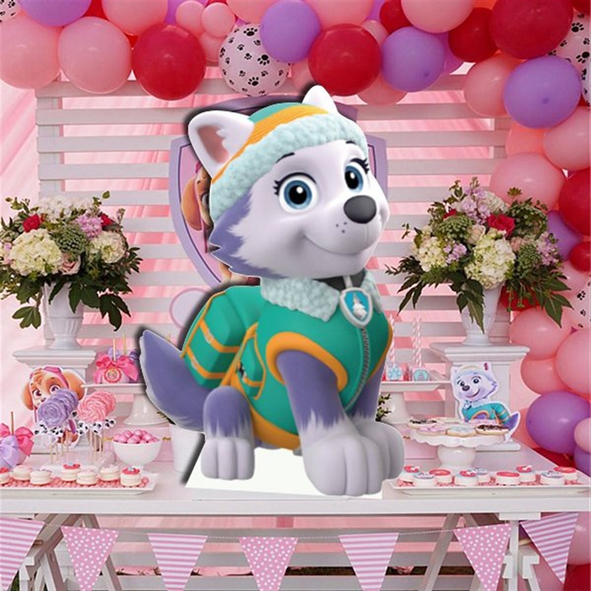 Paw Patrol Everest Masa Üstü Ayaklı Pano