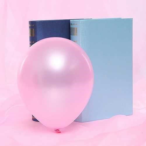 Pembe Balon Metalik 100 Adet