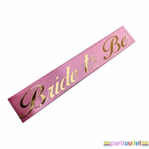 Pembe Gold Yazılı Bride To Be Kuşak