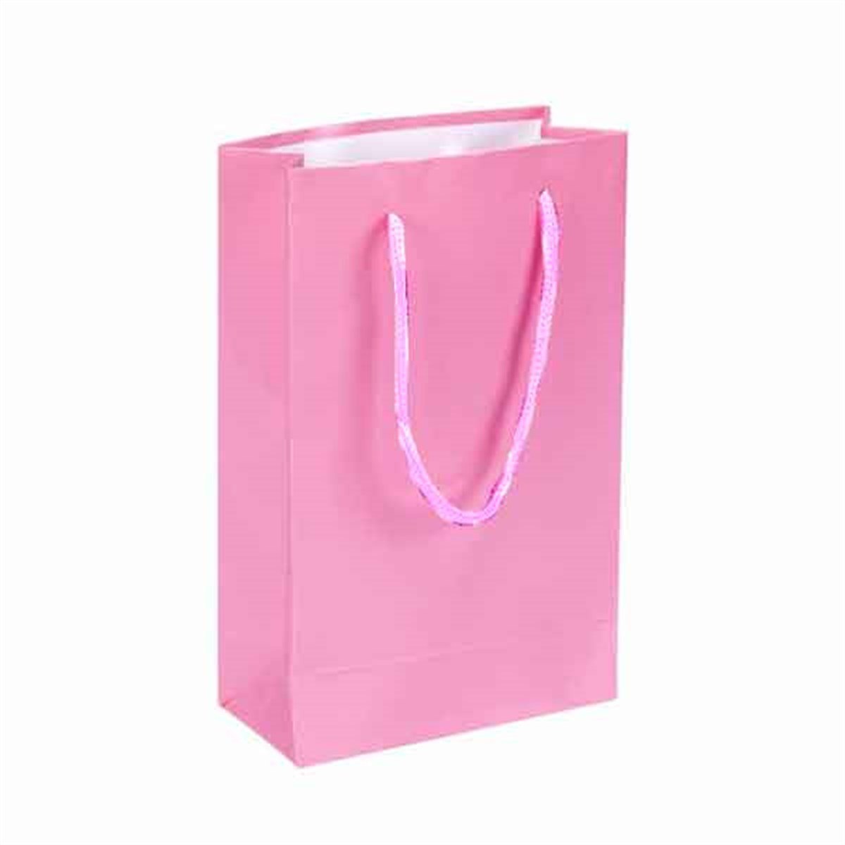 Pembe Karton Çanta 25 Adet 11 x 17 Cm