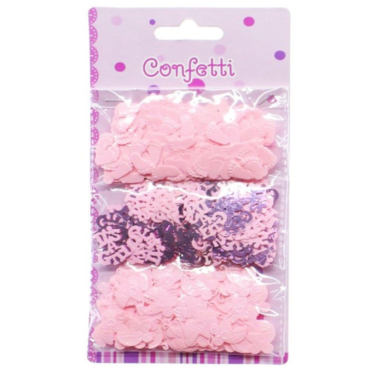 Pembe Masa Konfetisi Set Adet