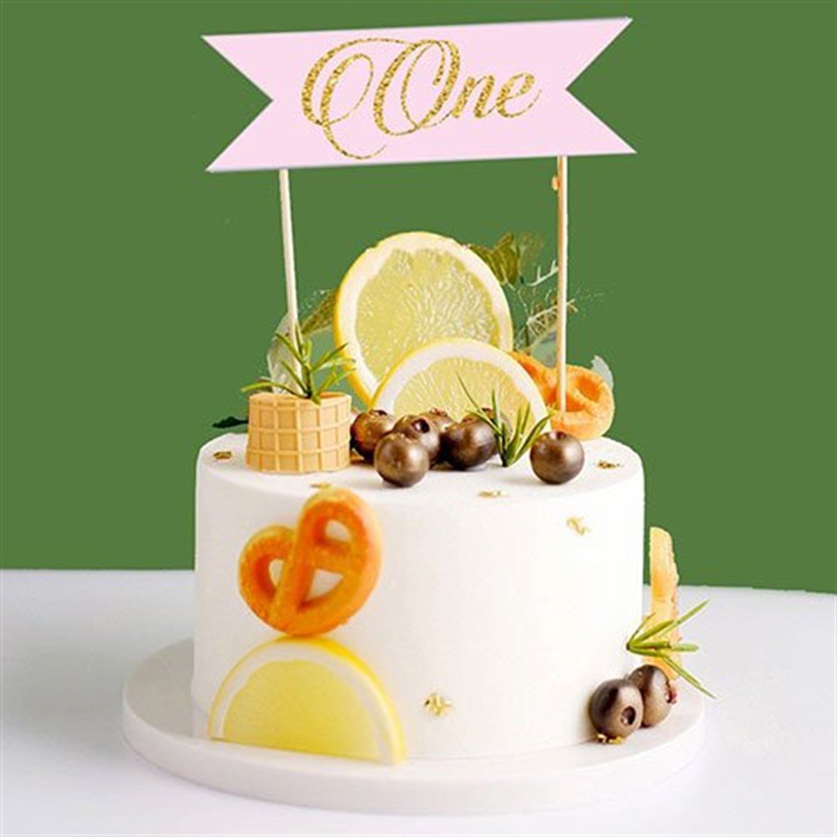 Pembe One Pasta Süsü 1 Adet