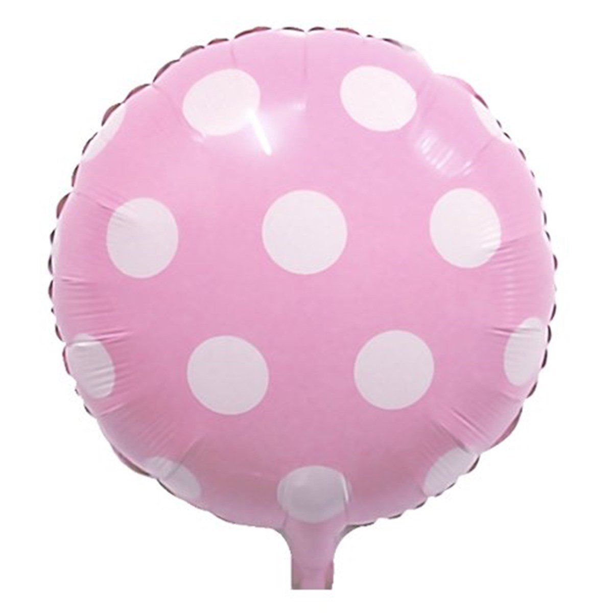 Pembe Puanlı Folyo Balon