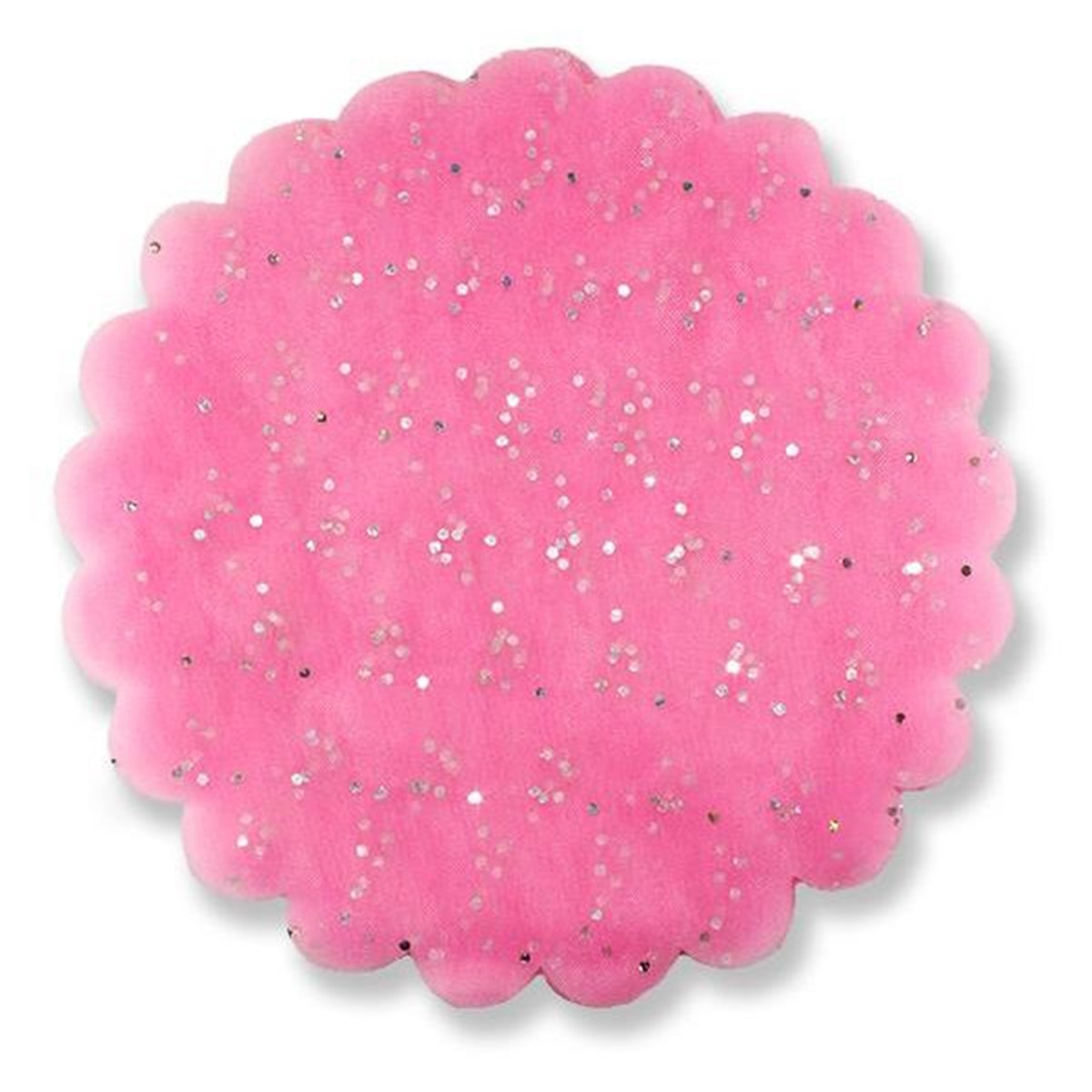 Pembe Puanlı Organze Tül 100 Adet