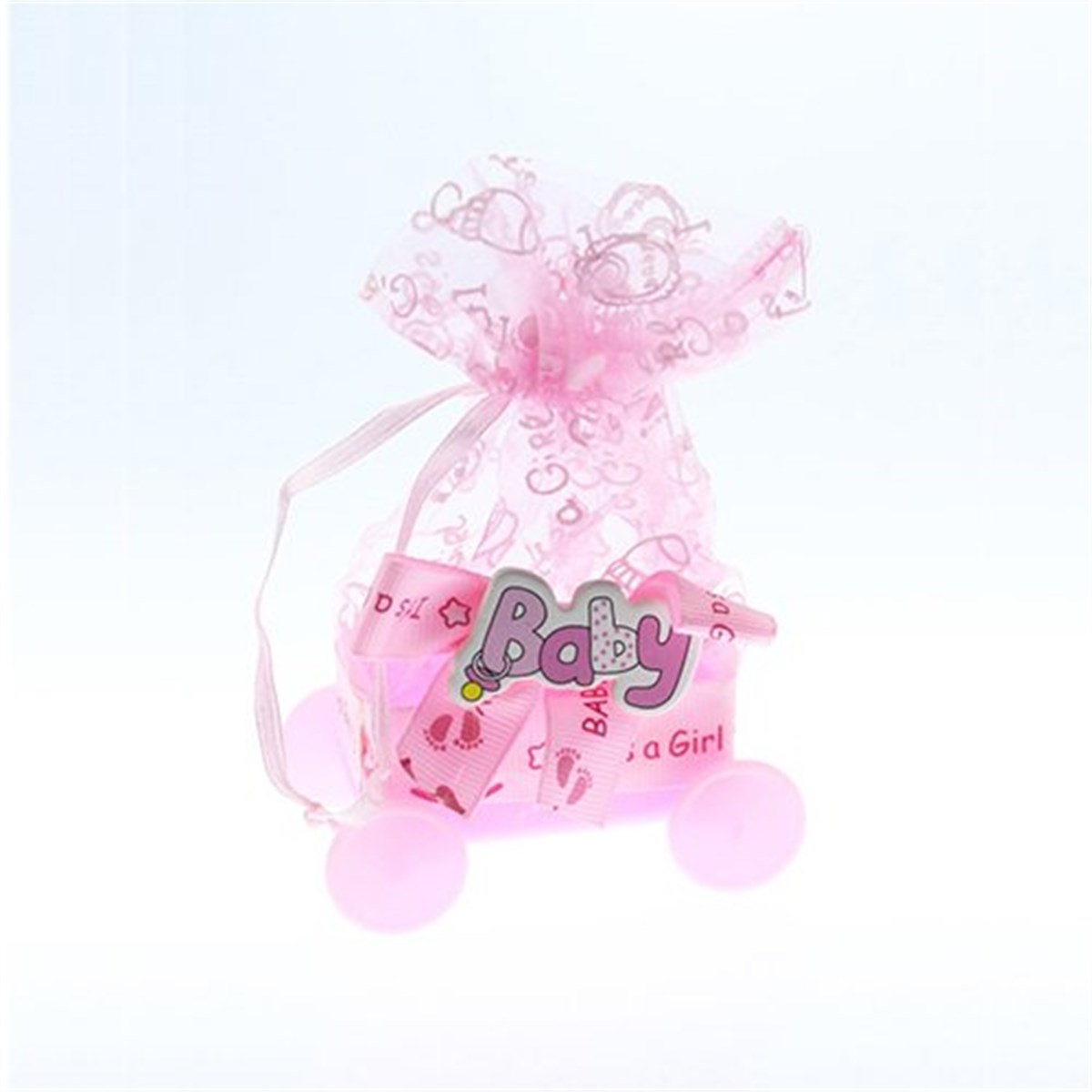 Pembe Renk Keseli Araba 12 Adet