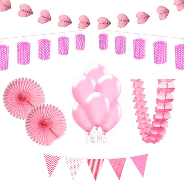 Pembe Renk Süs Seti