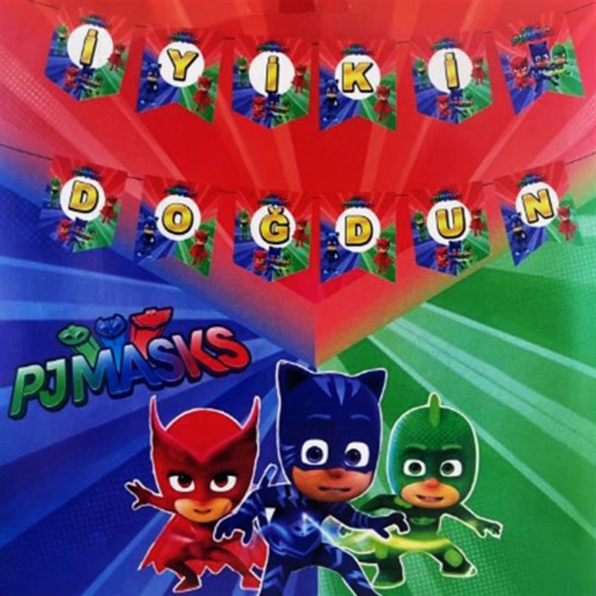 Pj Maskeliler İyi Ki Doğdun Yazı