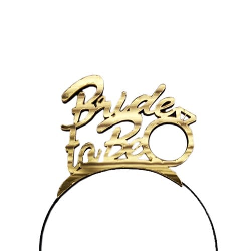 Pleksi Bride To Be Yazılı Taç