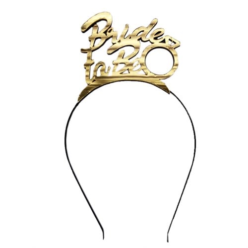 Pleksi Bride To Be Yazılı Taç