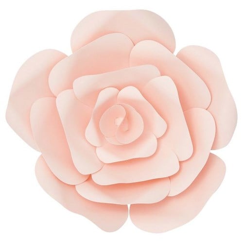 Pudra Pembesi 3 Boyutlu Dekoratif Kağıt Çiçek