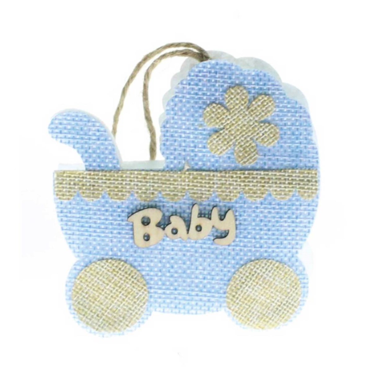 Puset Mavi Hasır Kese 10 Adet