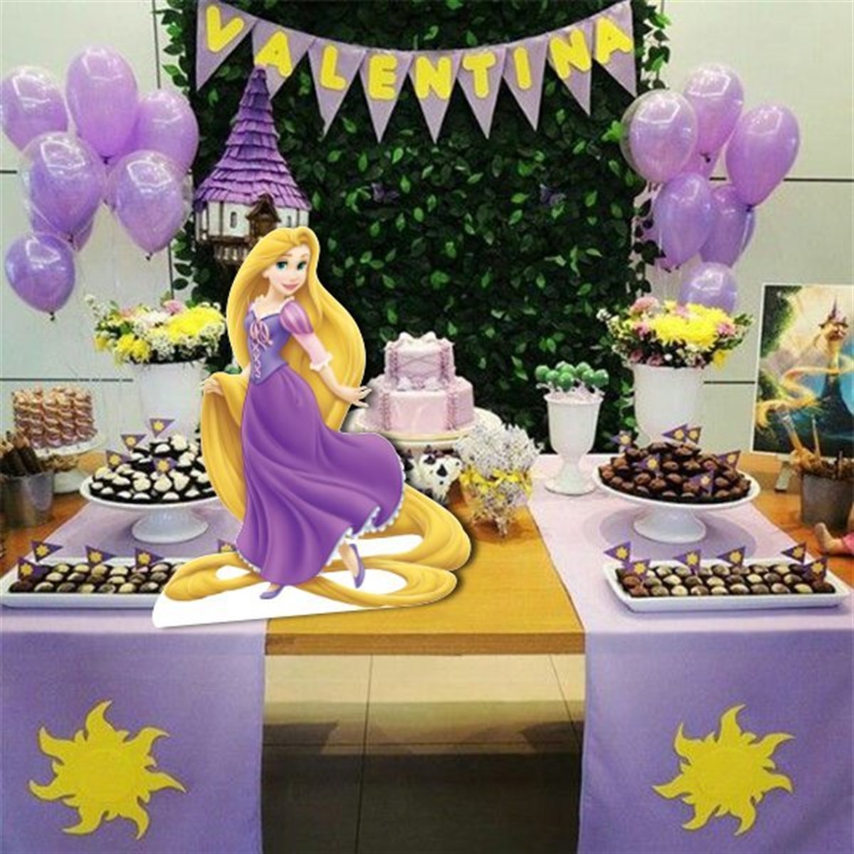 Rapunzel Masa Üstü Ayaklı Pano