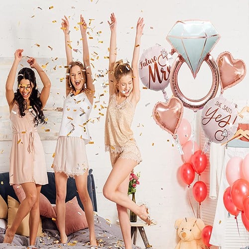 Rose Gold Renkli Yüzük Folyo Balon