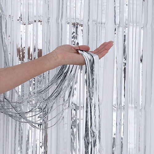 Saçaklı Dudak Folyo Balon Gümüş