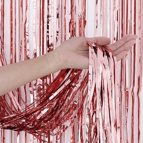 Saçaklı Dudak Folyo Balon Rose