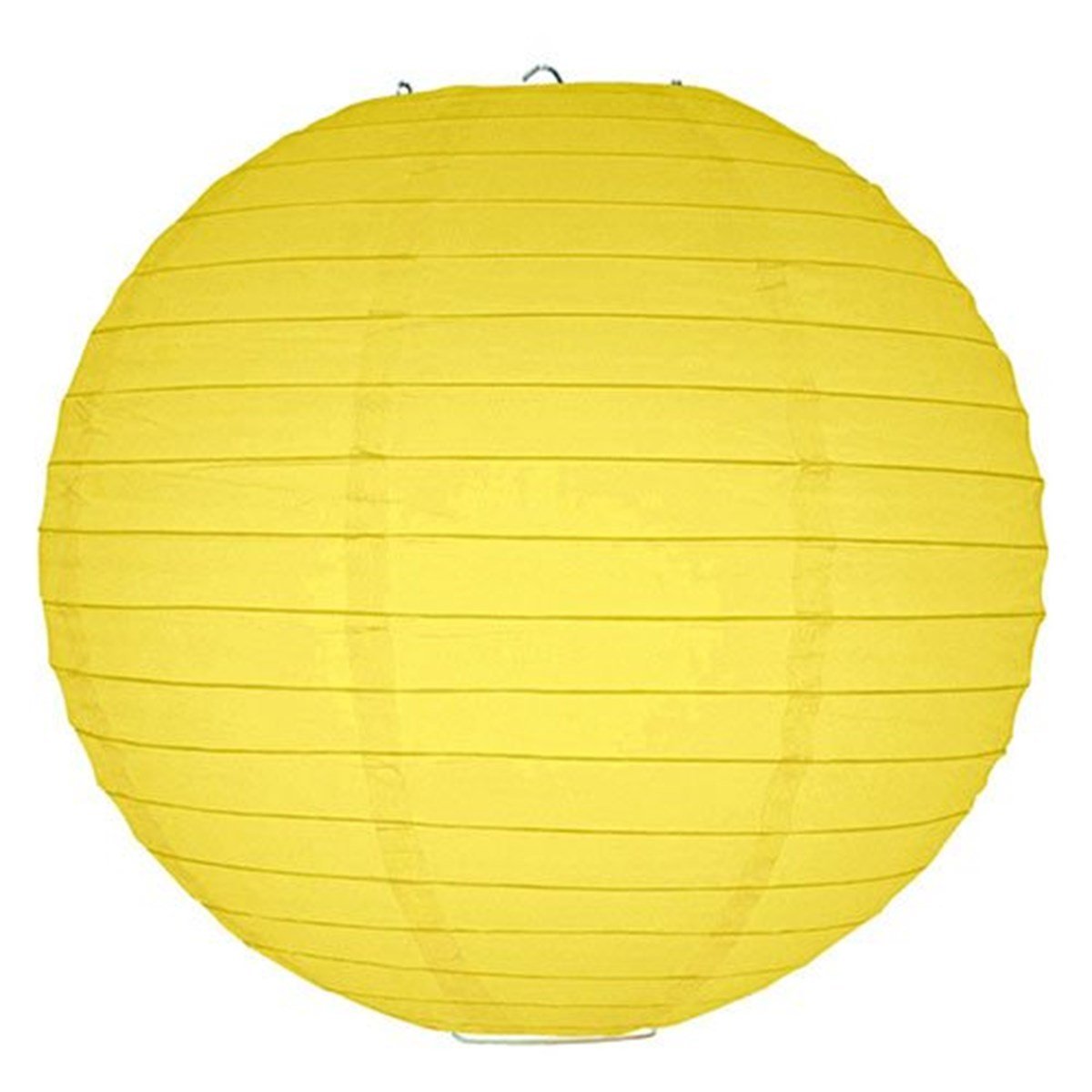 Sarı Kağıt Fener Süs 35 Cm