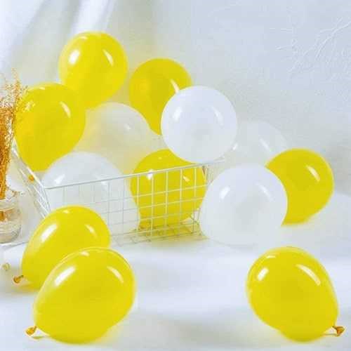 Sarı Metalik Balon 100 Adet