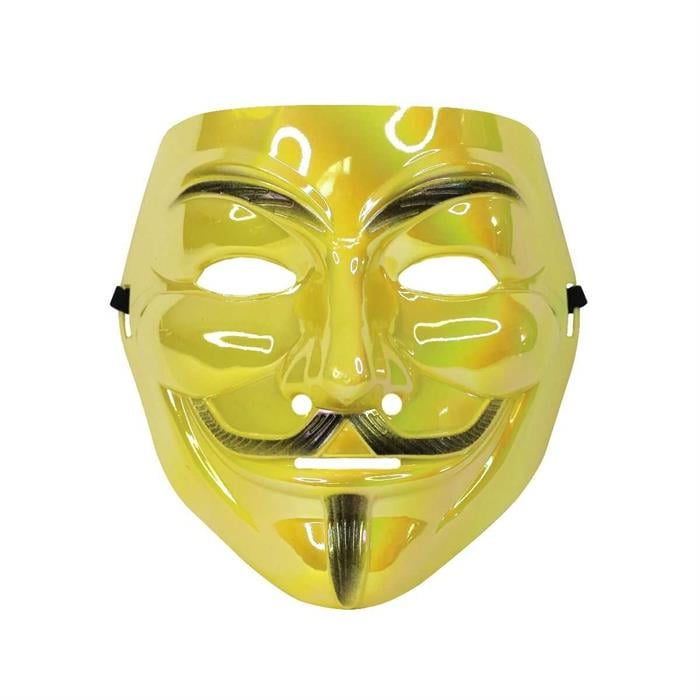 Sarı Renk Vandetta Maske