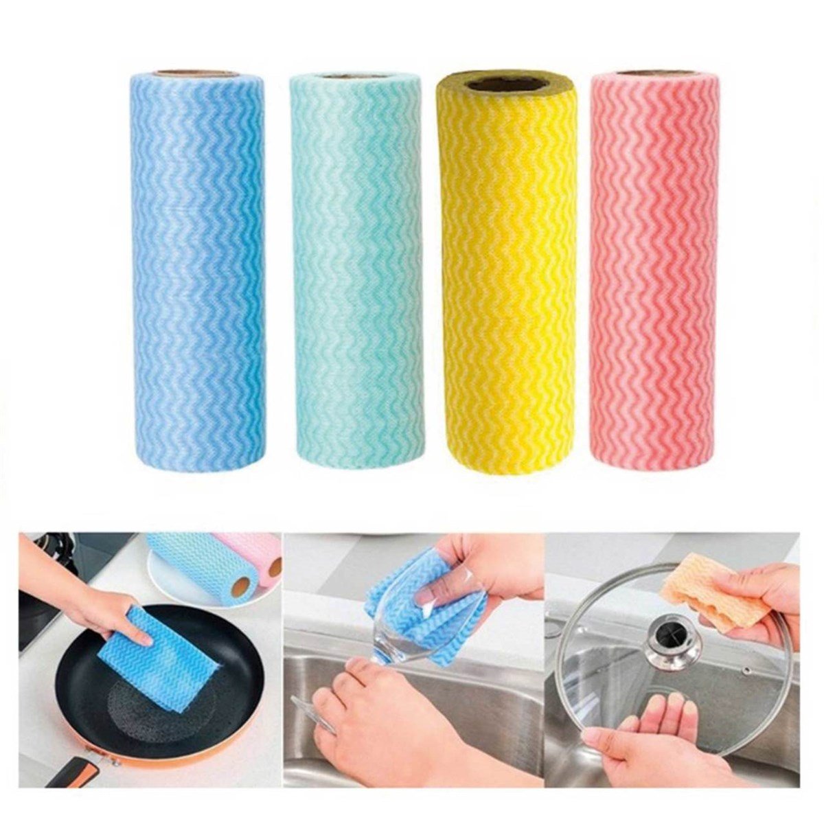 Simpak Hassas Rulo Temizlik Bezi 30 Yaprak