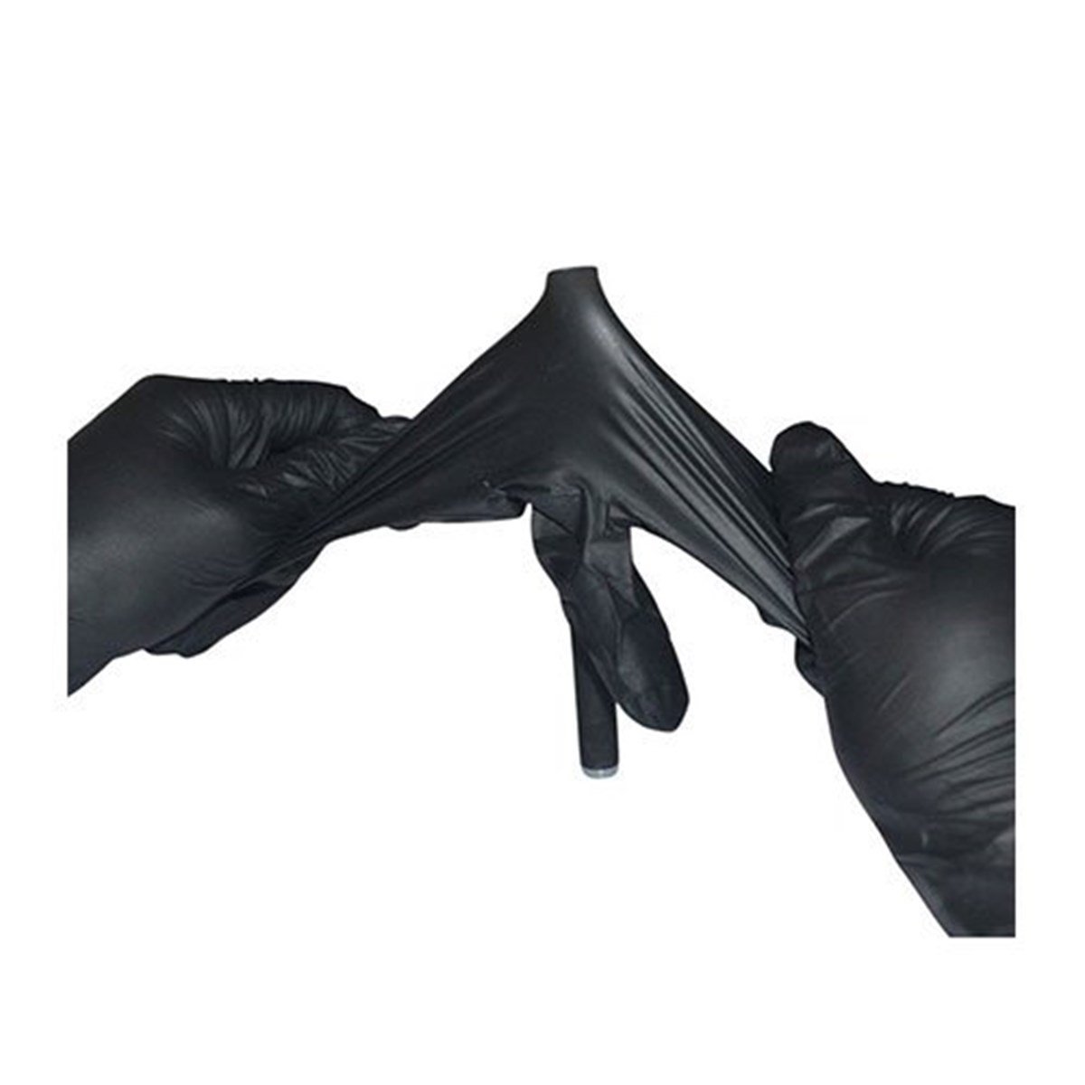 Siyah Nitril Eldiven Pudrasız S-M-L