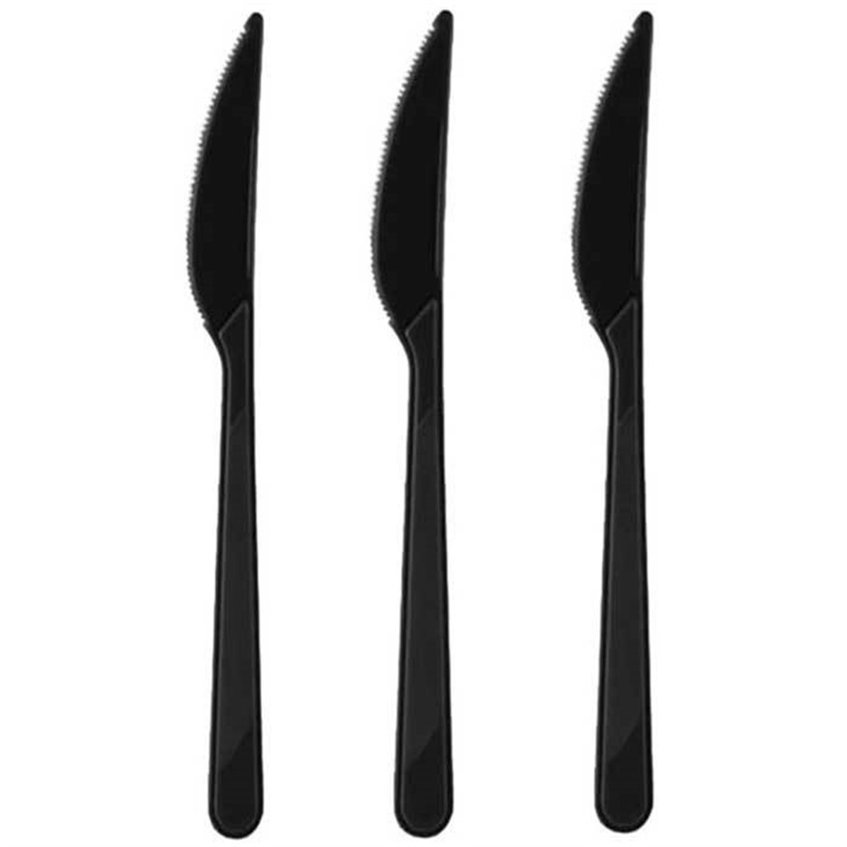 Siyah Renk Bıçak 25 Adet