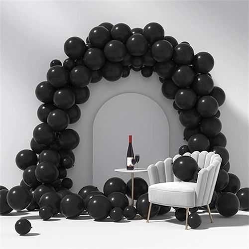 Siyah Zincir Balon Seti