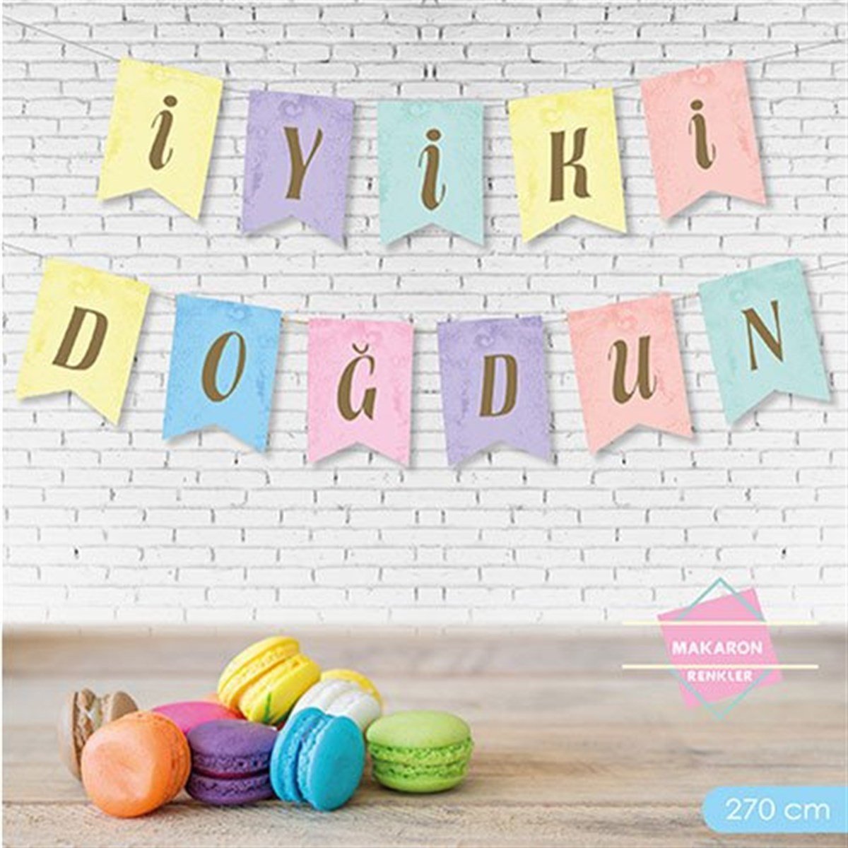 Soft Renkler İyi ki Doğdun Yazı