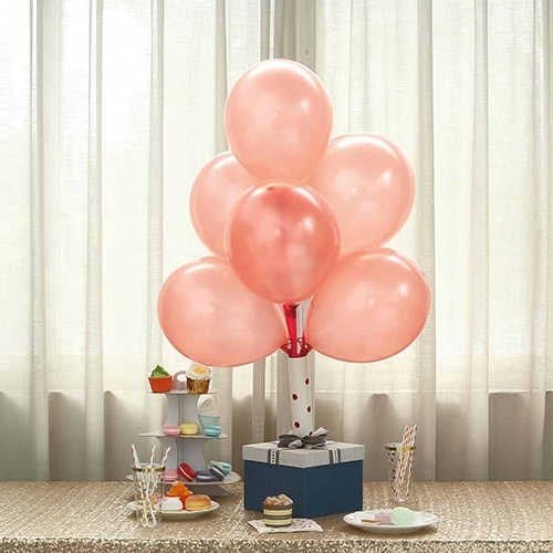 Somon Pastel Zincir Balon Seti