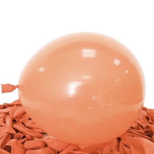 Somon Renkli Makaron Balon 100 Adet