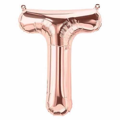 T Harf Folyo Balon Gold Rose 76 Cm