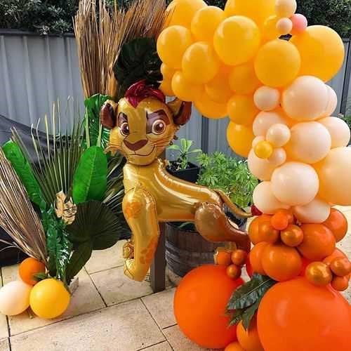 Turuncu Pastel Balon 20 Adet