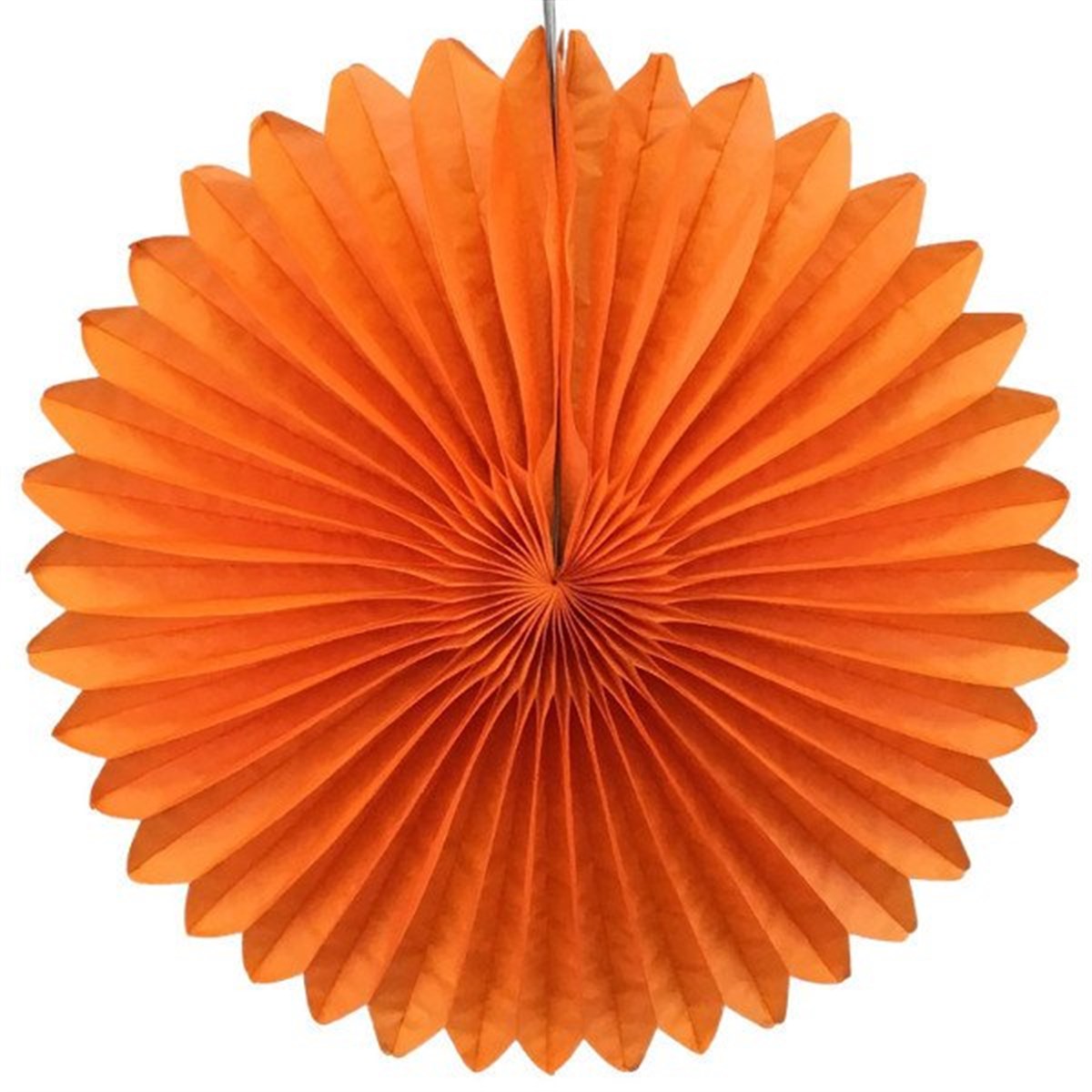 Turuncu Yelpaze Çark Süs 50 cm