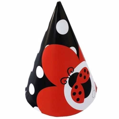 Uğur Böceği Külah Şapka 6 Adet