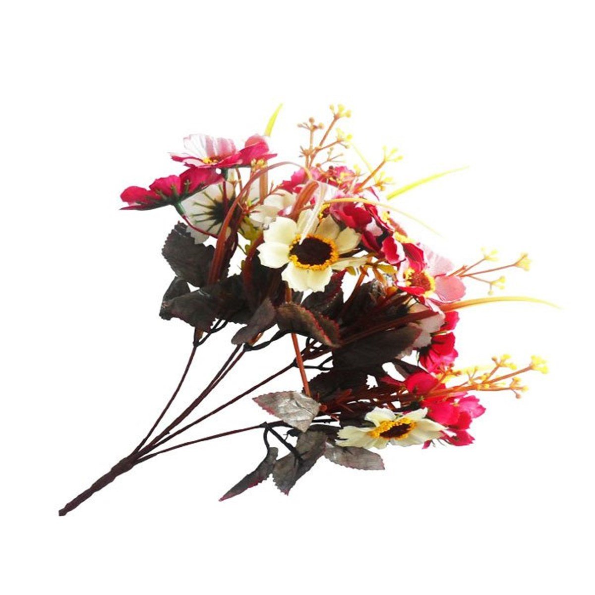 Yapay Çiçek Kırmızı Papatya